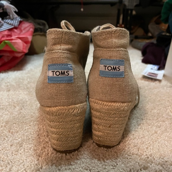 TOMS platform canvas boots 8.5 W - Picture 3 of 3